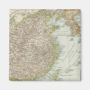 Imã Mapa da China e do Japão