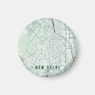Imã Mapa da Cidade de Nova Deli Índia