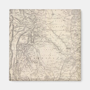 Imã Mapa da Confederação Argentina