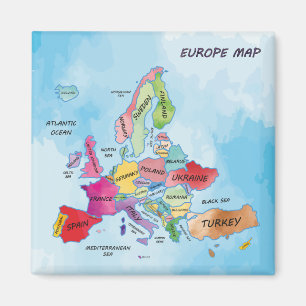 Imã Mapa da Europa