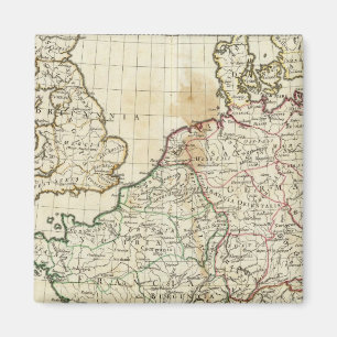Imã Mapa da Europa gravado
