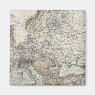 Imã Mapa da Europa por Stieler