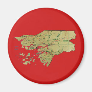 Imã Mapa da Guiné-Bissau