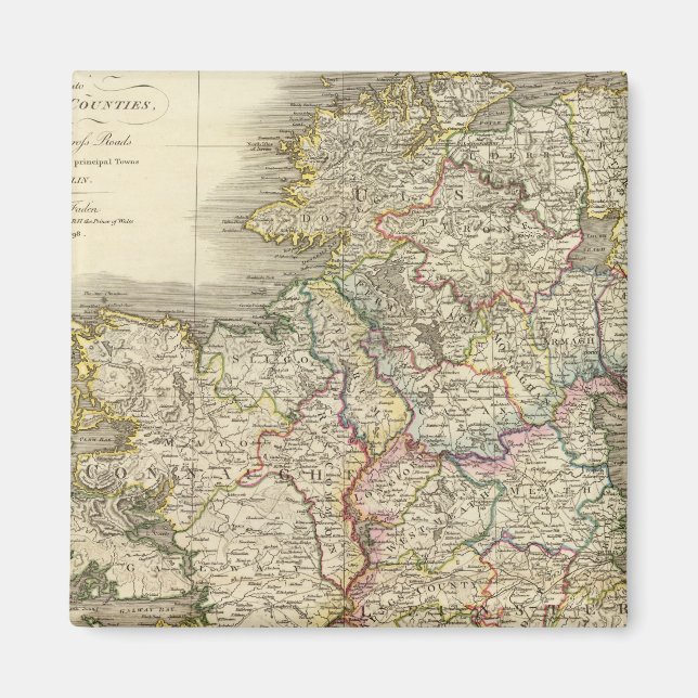 Imã Mapa da Irlanda (Frente)