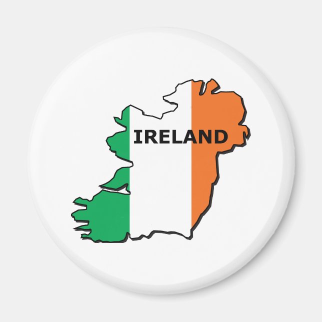 Imã Mapa da Irlanda (Frente)