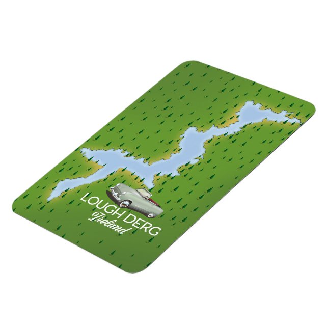 Ímã Mapa da Irlanda do Lago Derg (Left Side)