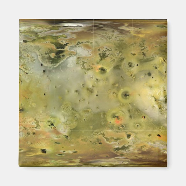 Imã Mapa da lua de Júpiter Lo (Frente)