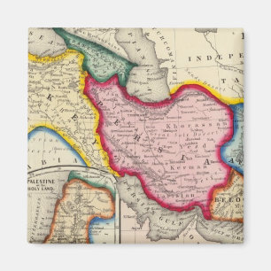 Imã Mapa da Pérsia, Turquia na Ásia e Afeganistão