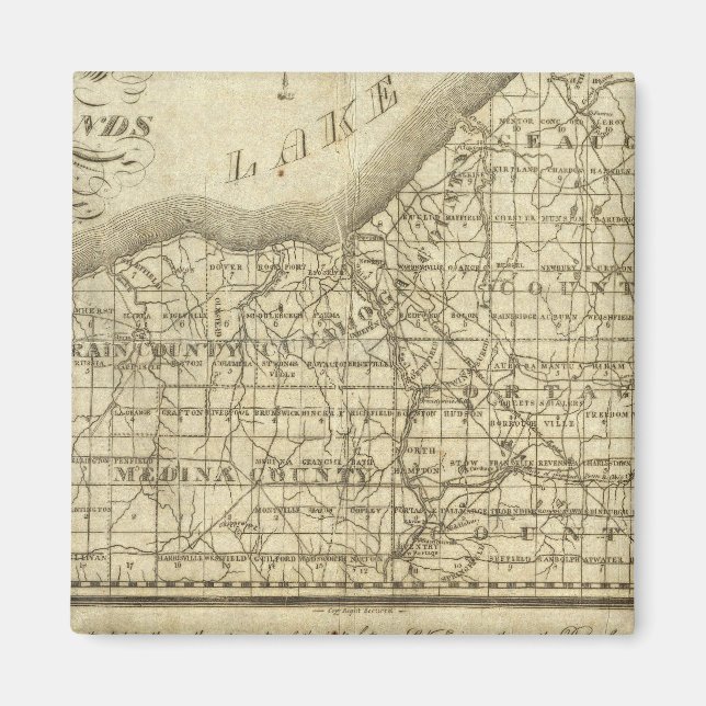 Imã Mapa da Reserva Ocidental (Frente)