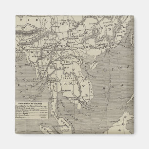 Imã Mapa da rota propor a China de Burma