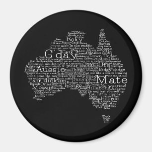 Imã Mapa das gírias australianas