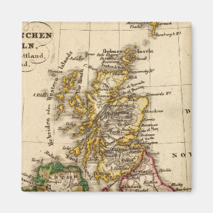 Imã Mapa das Ilhas Britânicas