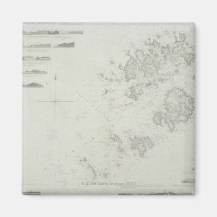 Imã Mapa das ilhas de Scilly em Grâ Bretanha