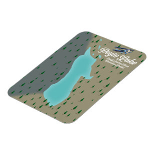 Ímã Mapa das instalações do rio Sena França