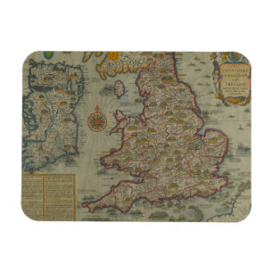 Ímã Mapa das invasões de Inglaterra & de Ireland