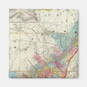 Imã Mapa Das Províncias Do Canadá