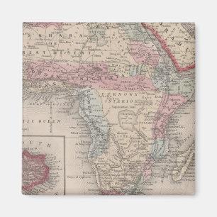 Imã Mapa de África com St Helena