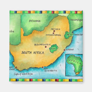 Imã Mapa de África do Sul