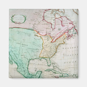 Imã Mapa de America do Norte