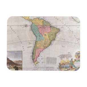 Ímã Mapa de Ámérica do Sul 3