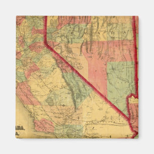 Imã Mapa de Bancroft da Califórnia, Nevada, Utah