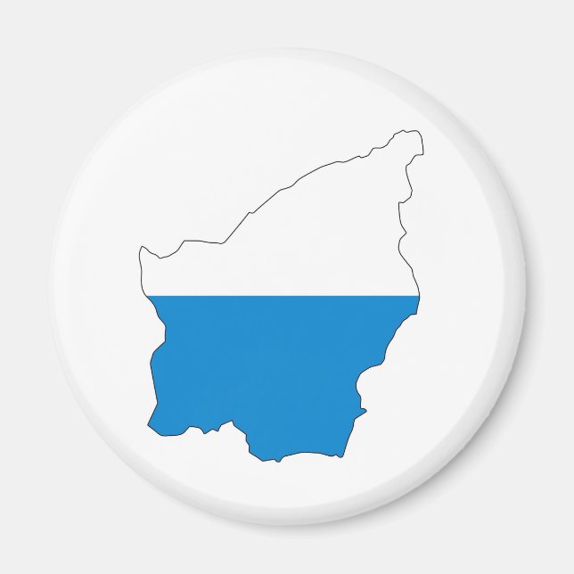 Imã mapa de bandeira do país san marino (Frente)