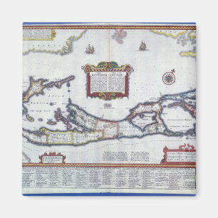 Imã Mapa de Bermuda