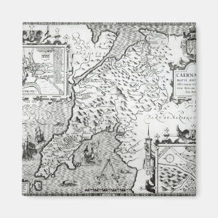 Imã Mapa de Caernarvon, 1616