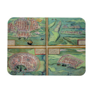 Ímã Mapa de Calais, de Malta, de Rodes, e de