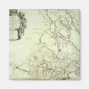 Imã Mapa de Canadá