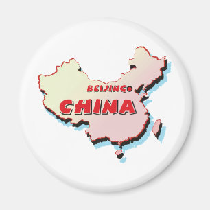 Imã Mapa de China