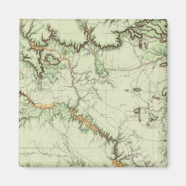 Imã Mapa de Classificação de Terra do Novo México (Frente)