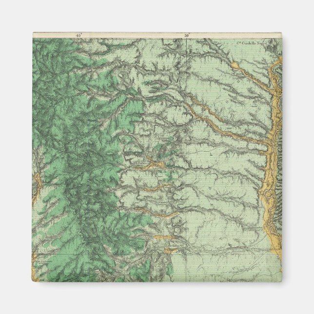 Imã Mapa de Classificação de Terra do Sudoeste do Novo (Frente)