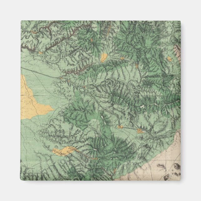 Imã Mapa de Classificação de Terra do Sul da Califórni (Frente)