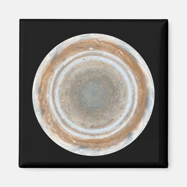 Imã Mapa de cores de Júpiter (Frente)