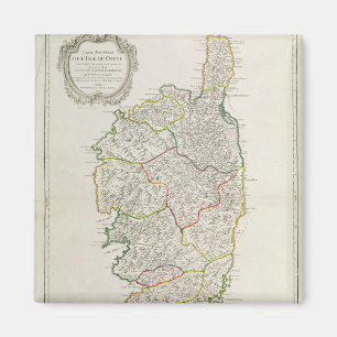 Imã Mapa de Córsega