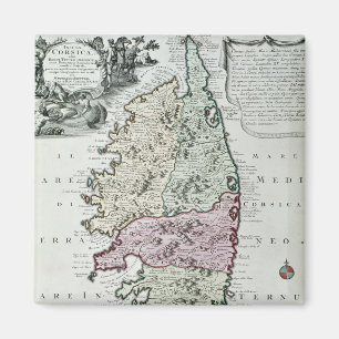 Imã Mapa de Córsega