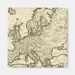 Imã Mapa de Europa por Guilherme Raynal