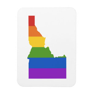 Ímã Mapa de Gay dos EUA  Estado de Idaho