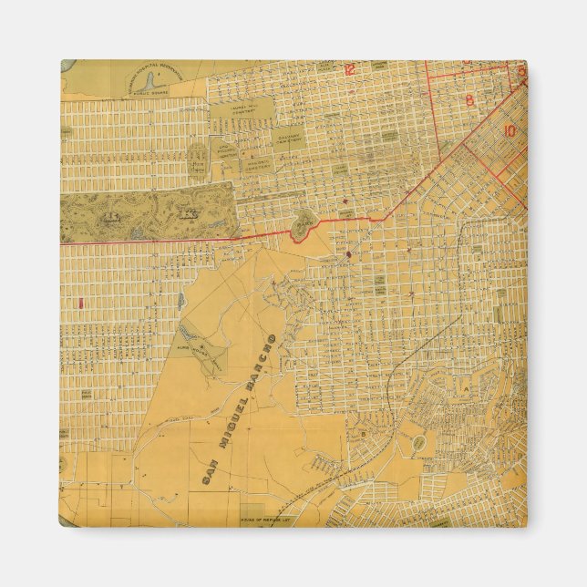 Imã Mapa de Guia de Britton e Rey (Frente)