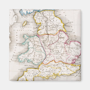Imã Mapa de Inglaterra Britannia Antiqua