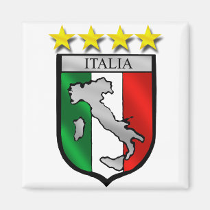 Imã mapa de italia da bandeira de Italia do protetor