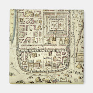 Imã Mapa de Jerusalem e dos arredores, 'de C
