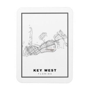 Ímã Mapa de Key West