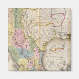 Imã Mapa de los Estados Unidos da América