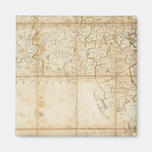Imã Mapa De Massachusetts