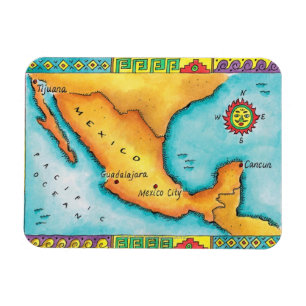 Ímã Mapa de México