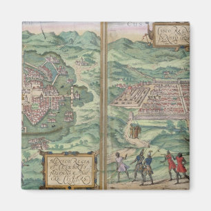 Imã Mapa de México e de Cuzco, 'de Civitates Orbis Te