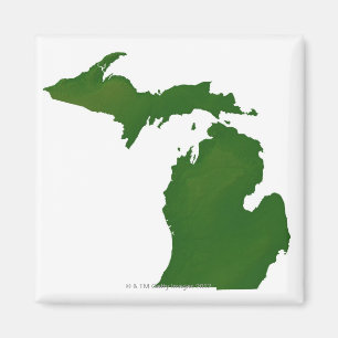Imã Mapa de Michigan