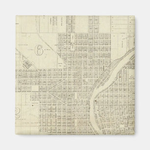 Imã Mapa de Milwaukee